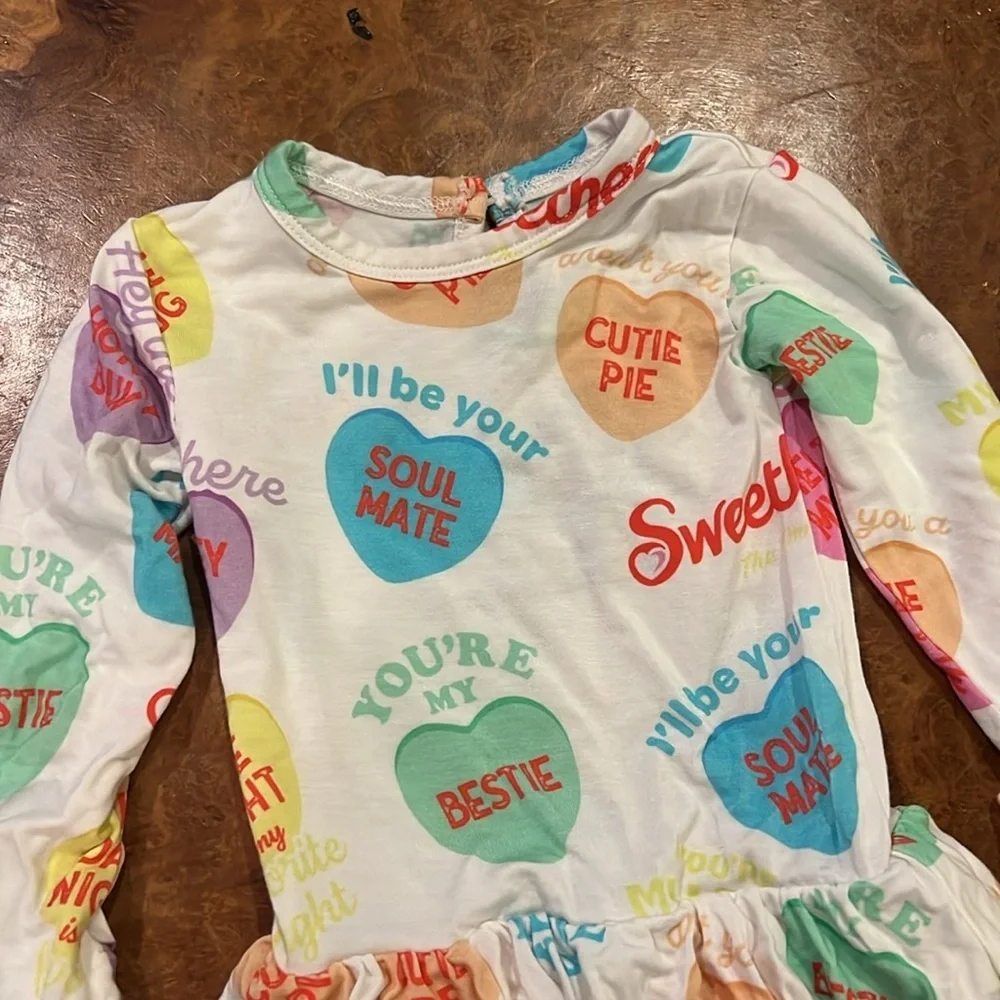 Sweethearts Twirl Bodysuit Dress - Picture 2 of 3